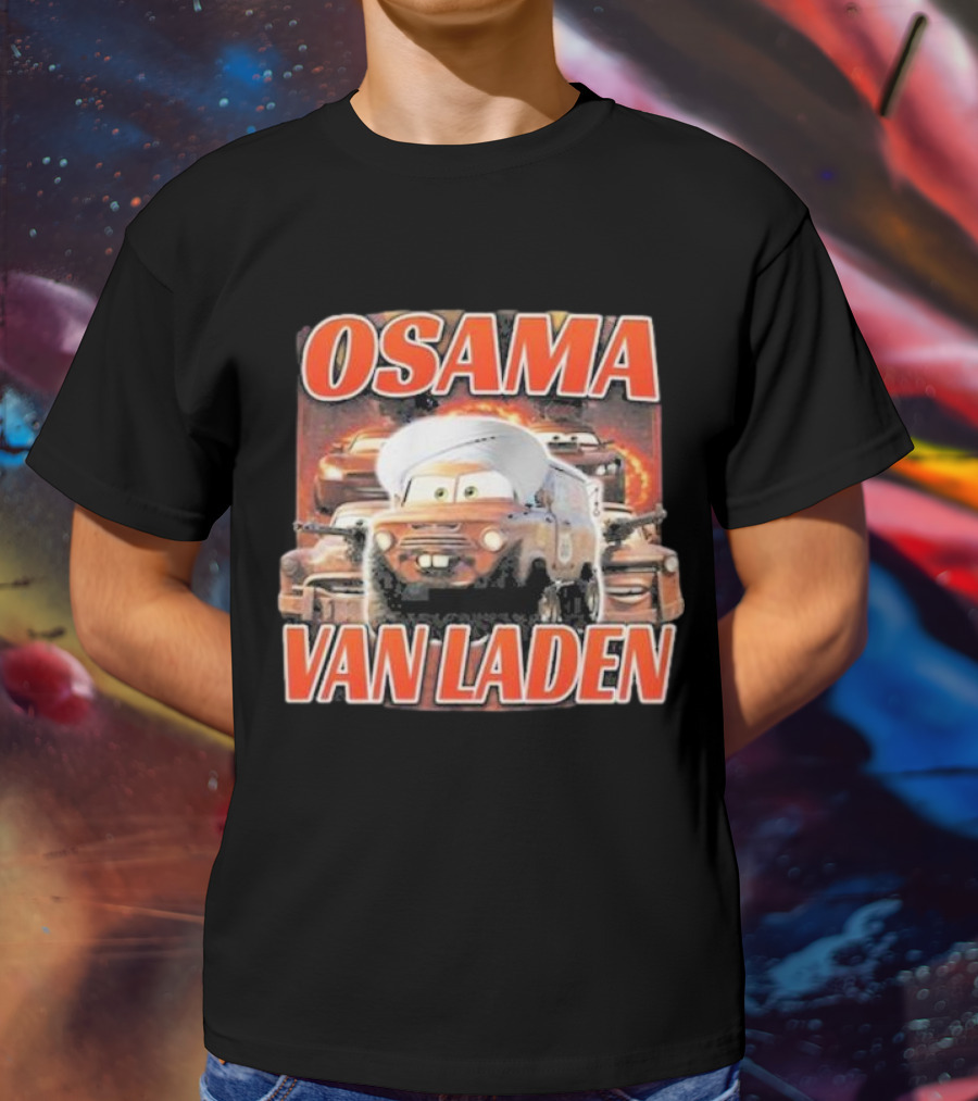 Osama Van Laden Cars Parody T-Shirt