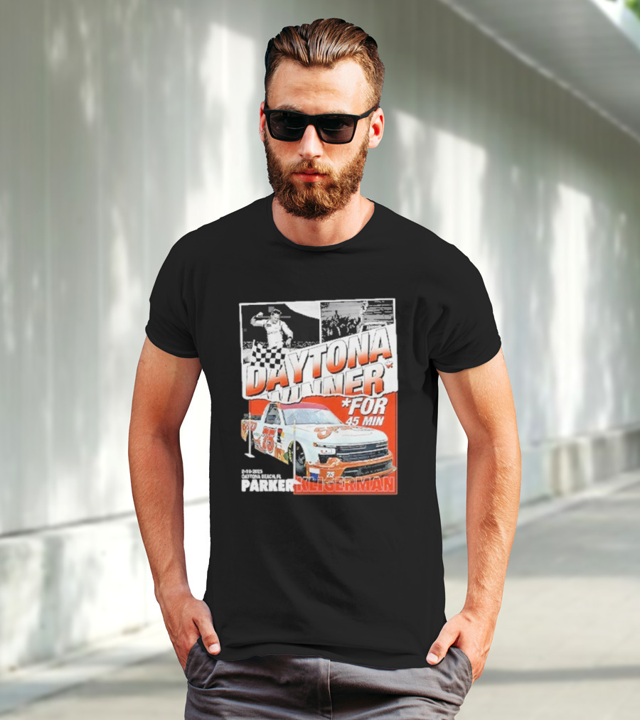 Parker Kligerman Daytona Winner 45 Min Celebration NASCAR Race Car 75 T-Shirt