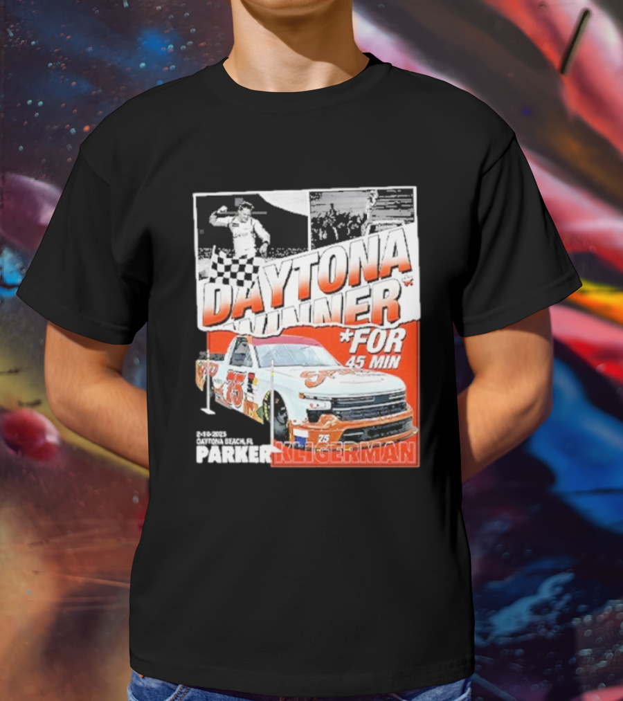 Parker Kligerman Daytona Winner 45 Min Celebration NASCAR Race Car 75 T-Shirt