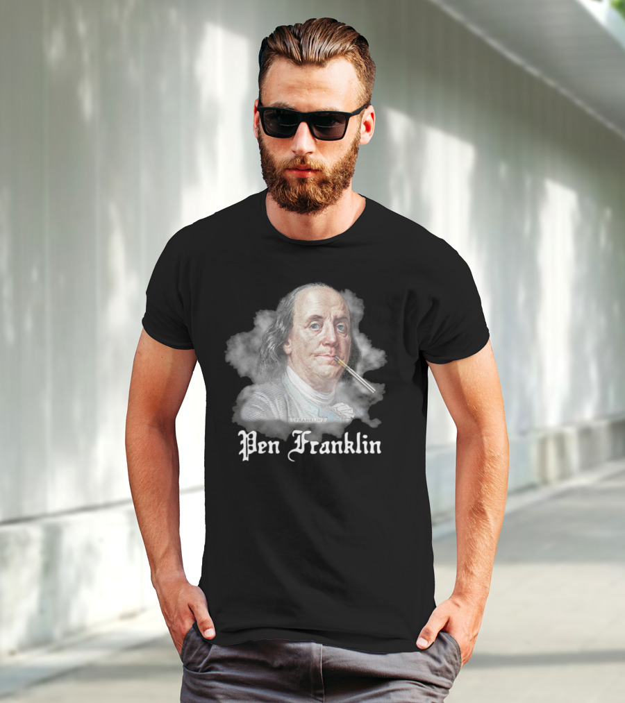 Pen Franklin 2025 Historical Parody Theme T-Shirt