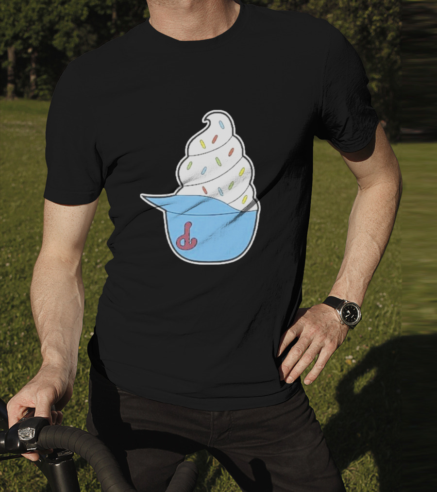 Philadelphia Phillies Ice Cream Helmet With Sprinkles T-Shirt