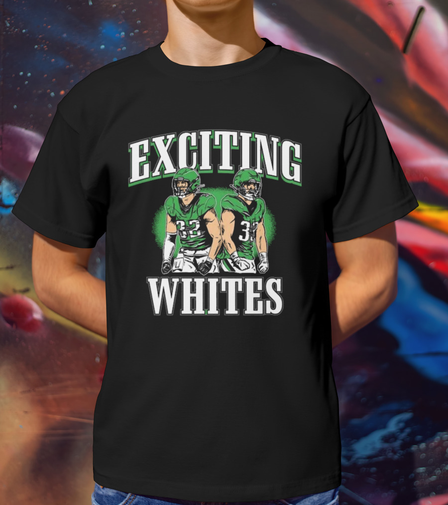 Exciting Whites Philly 2025 Football Players In Green Jerseys T-Shirt