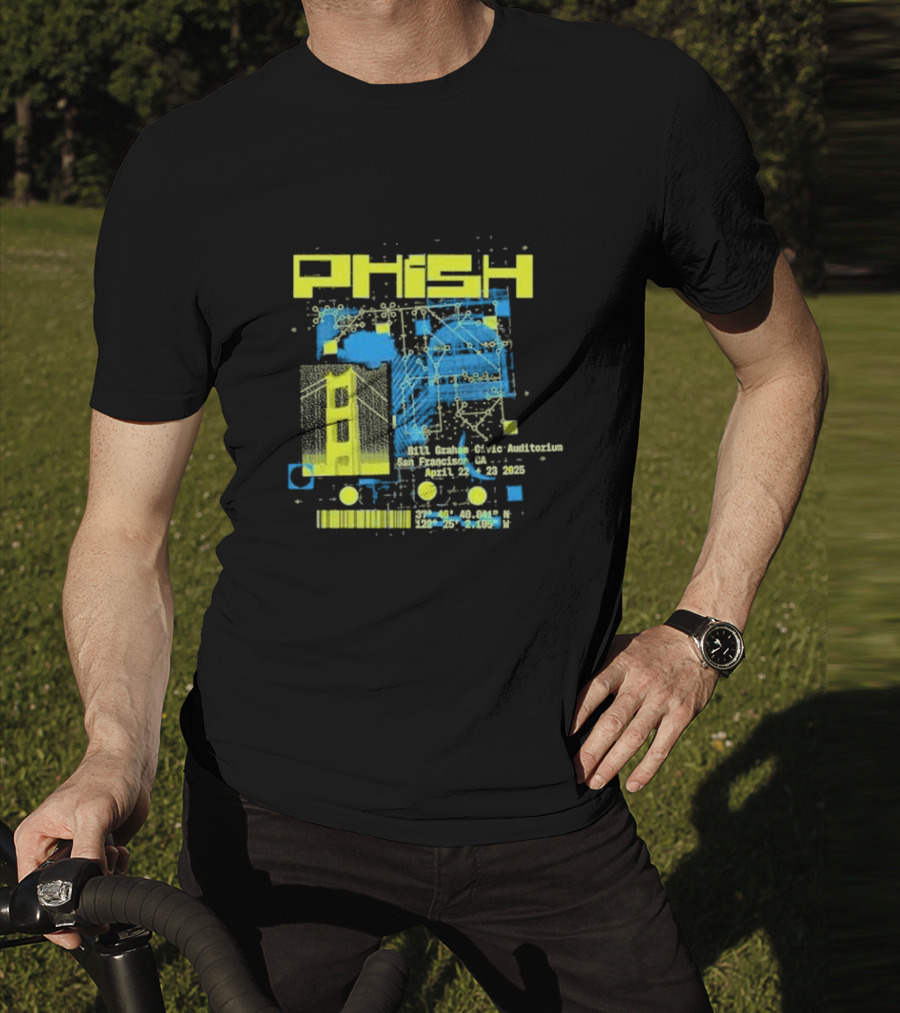 Phish San Francisco California April 22nd And 23rd 2025 T-Shirt