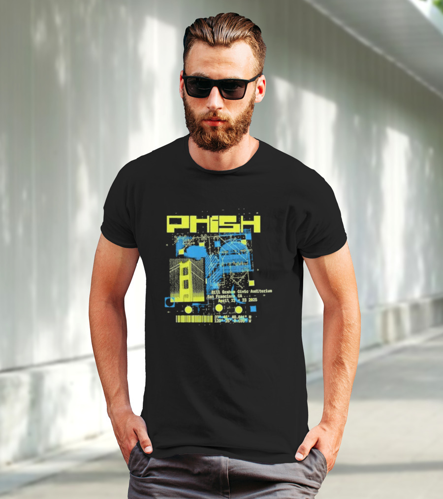 Phish San Francisco California April 22nd And 23rd 2025 T-Shirt