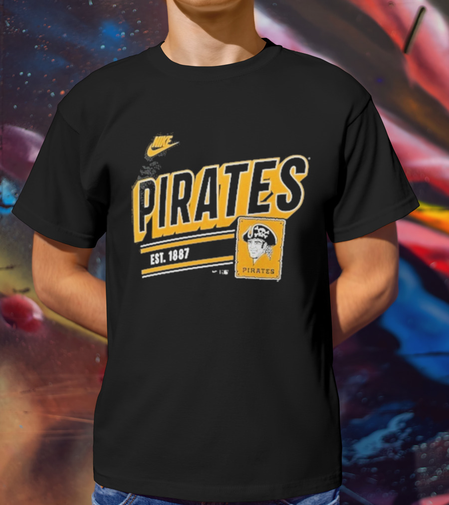 Nike Pittsburgh Pirates Est. 1887 Cooperstown Collection Retro T-Shirt