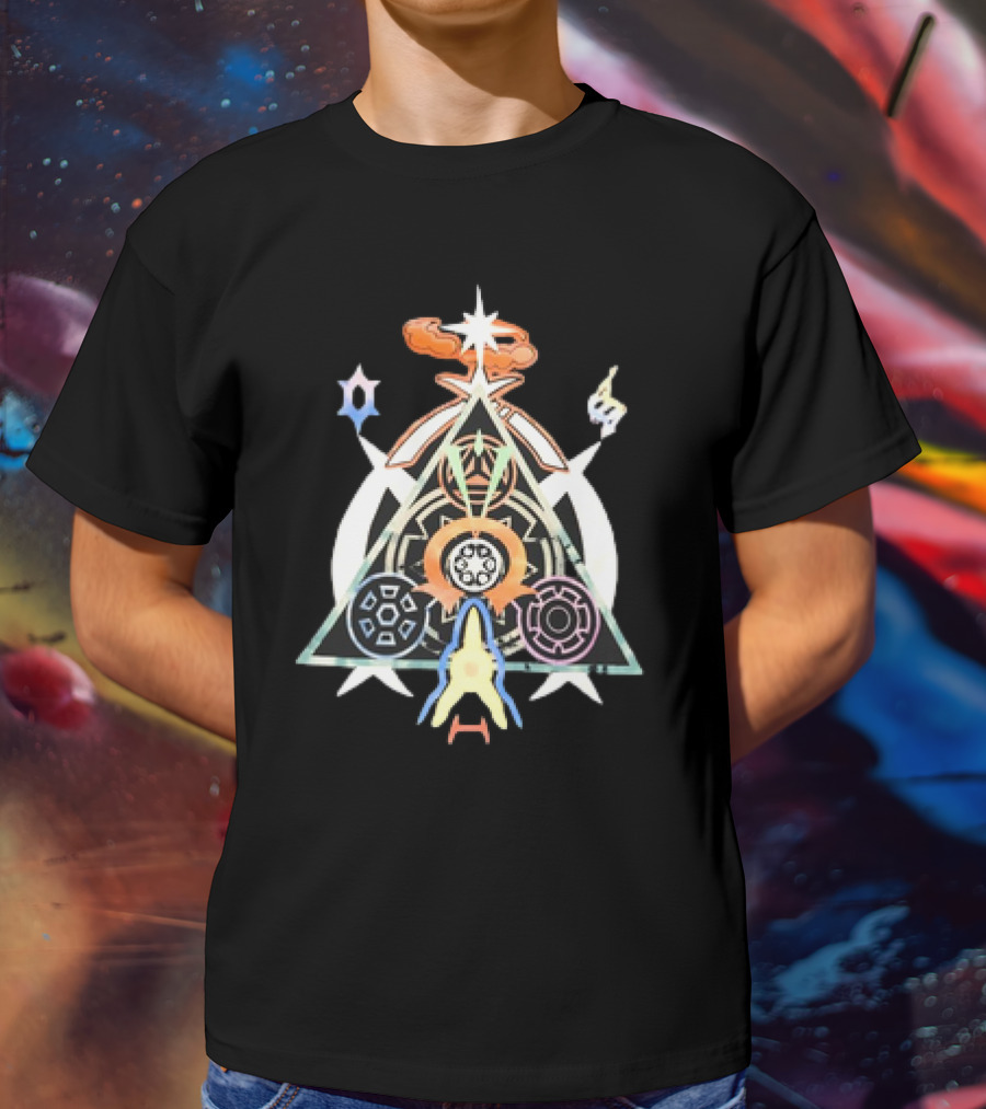 Pokemon Legendary Trio And Unown Symbols T-Shirt