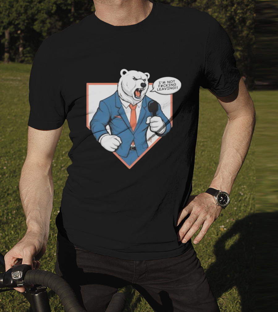 Polar Bear I’m Not Leaving Athlete Suit T-Shirt