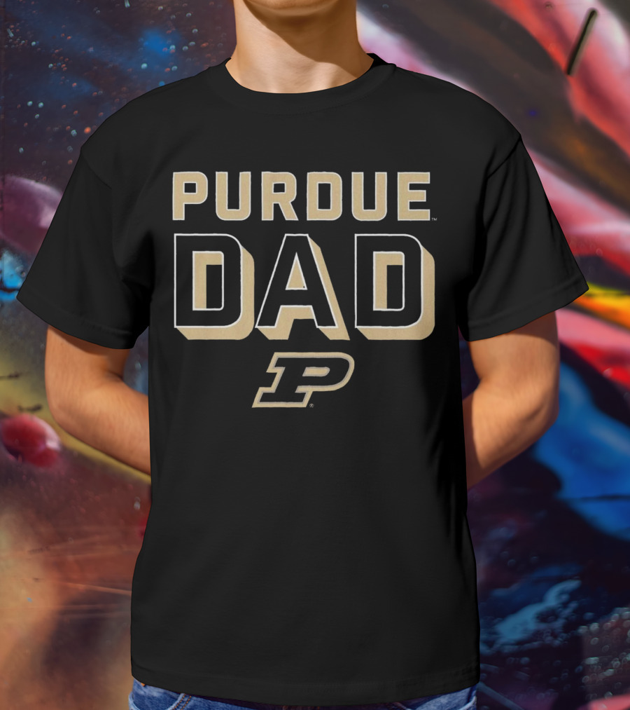 Purdue Dad Purdue Boilermakers P T-Shirt