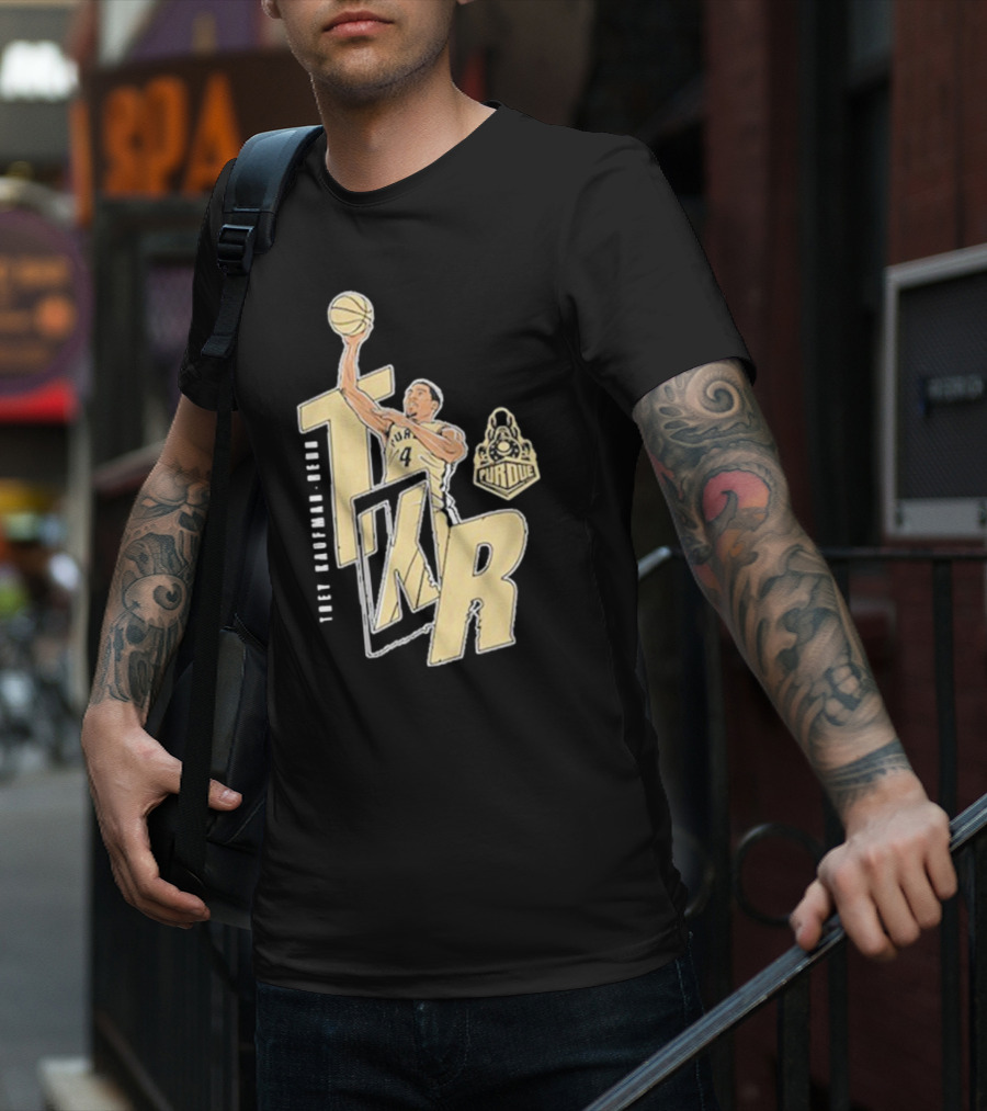 Purdue Basketball Trey Kaufman-Renn TKR Iconic Dunk T-Shirt