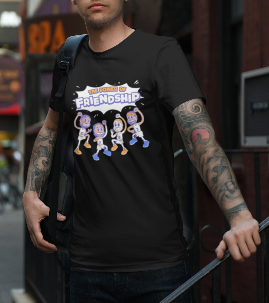 The Power Of Friendship New York Knicks Basketball Characters T-Shirt
