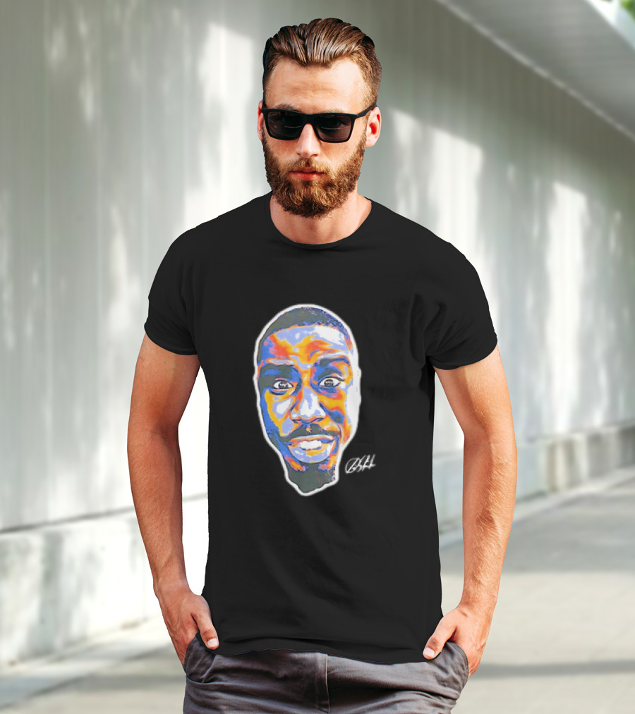 Premi Sterlin Vibrant Expression Face Art T-Shirt
