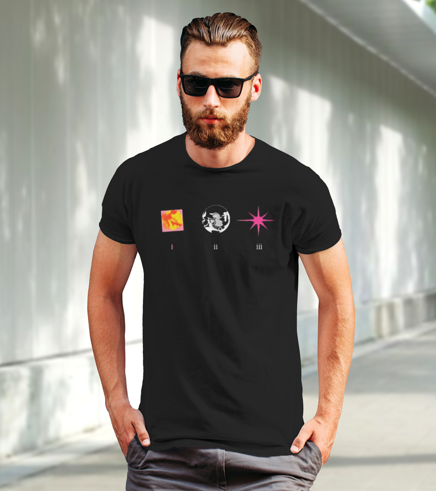 RAYE I Ii Iii Let There Be Light Square Circle Star T-Shirt
