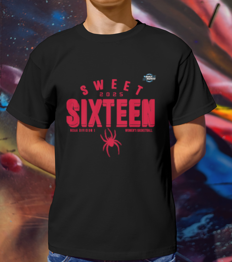 Richmond Spiders Sweet Sixteen 2025 NCAA Women’s Basketball Tournament March Madness T-Shirt