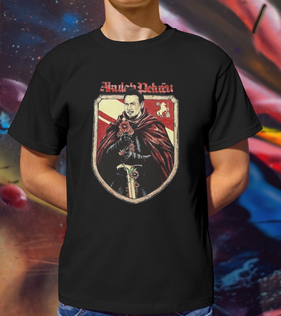 Rebellion Rose X Jrd Sid Akulah Peluru 2025 Knight Rose Emblem T-Shirt