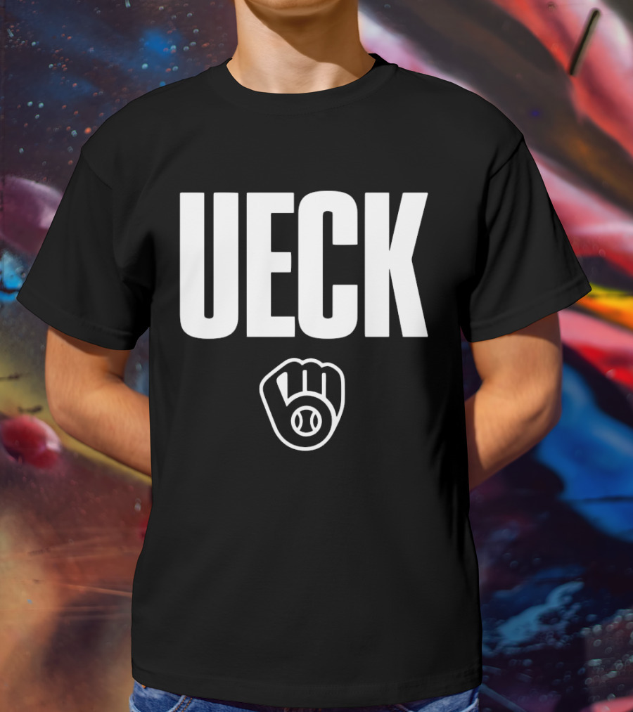 Milwaukee Brewers MLB Thank You UECK Baseball Glove Tribute T-Shirt