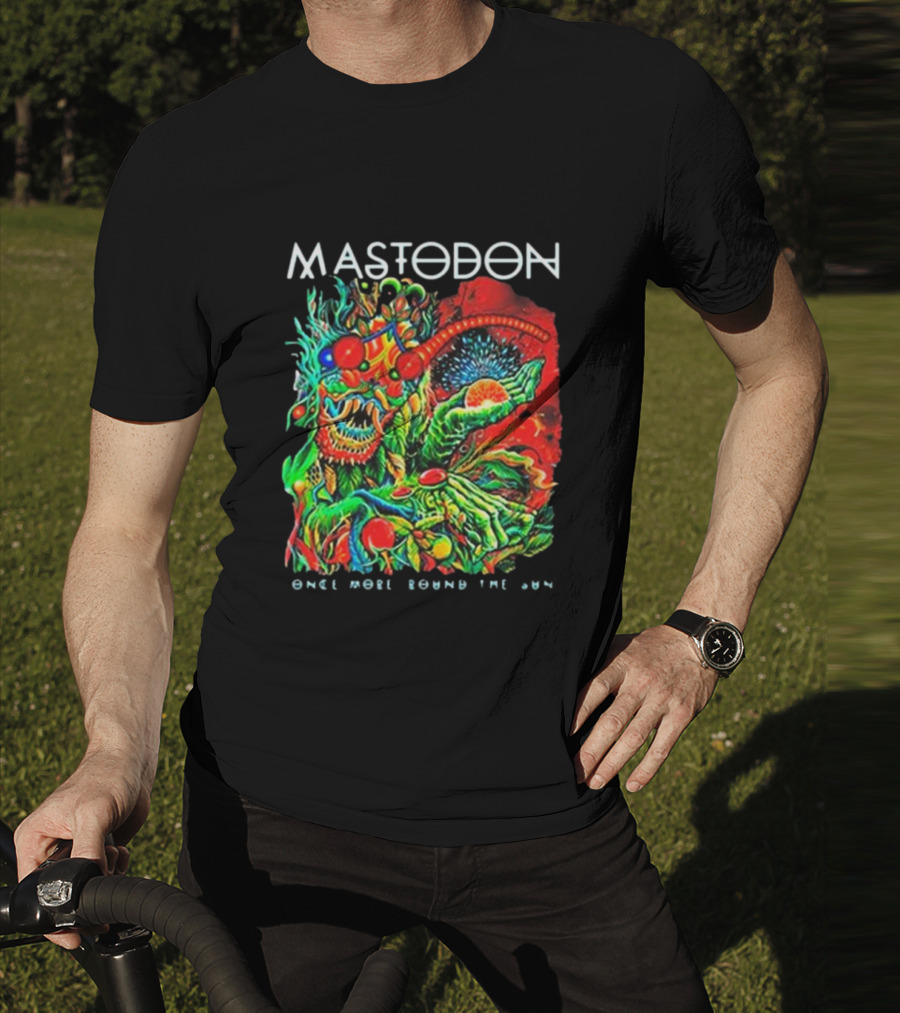 Mastodon Once More Round The Sun Psychedelic Artwork T-Shirt