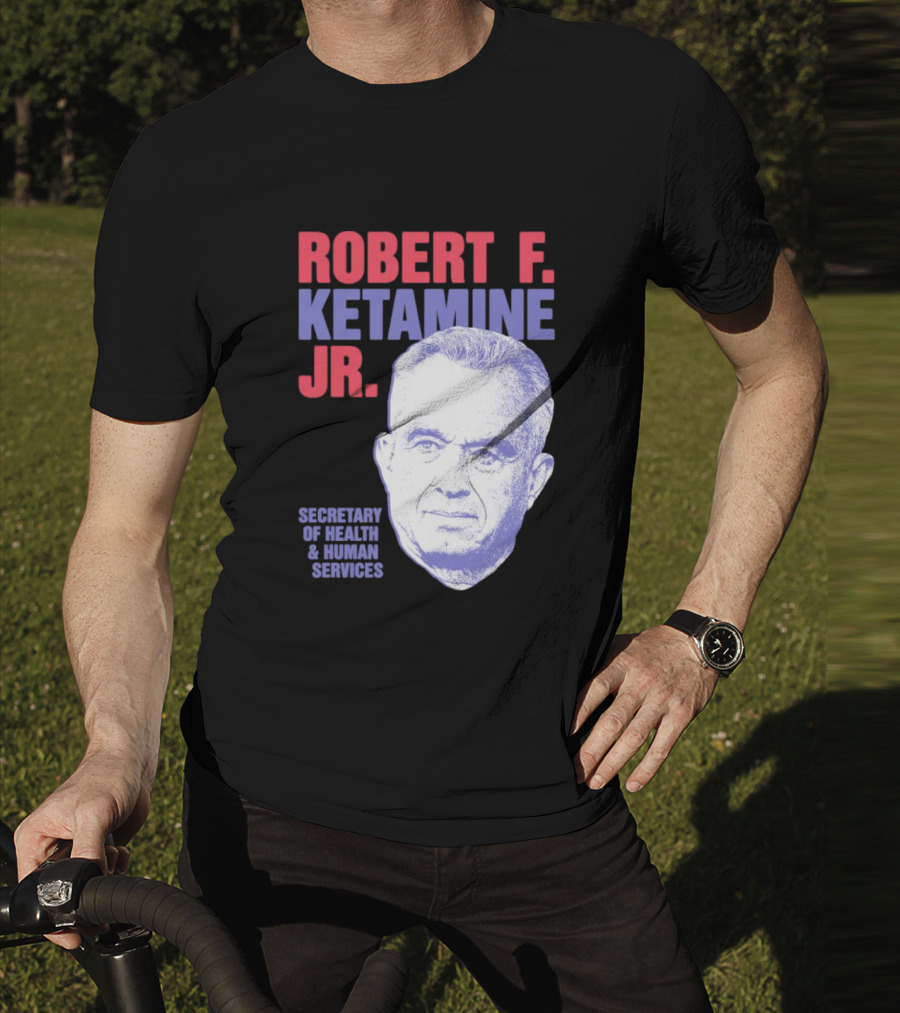 Robert F. Ketamine Jr. Secretary Of Health And Human Services Retro Portrait T-Shirt