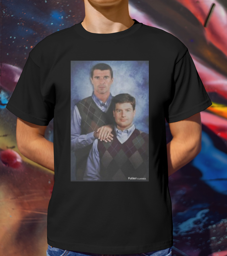 Roy Keane Denis Irwin Futbol Classics T-Shirt