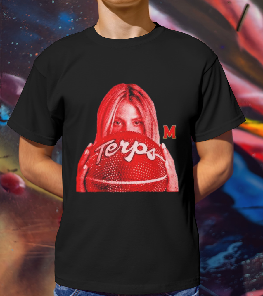 Saylor Poffenbarger Terps Basketball Maryland M T-Shirt