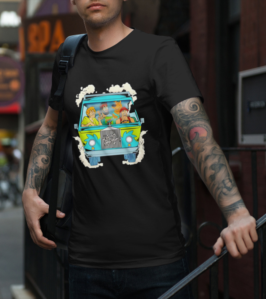 Scooby DOOBIE Doo Mystery Machine Vintage Smoke Adventure T-Shirt