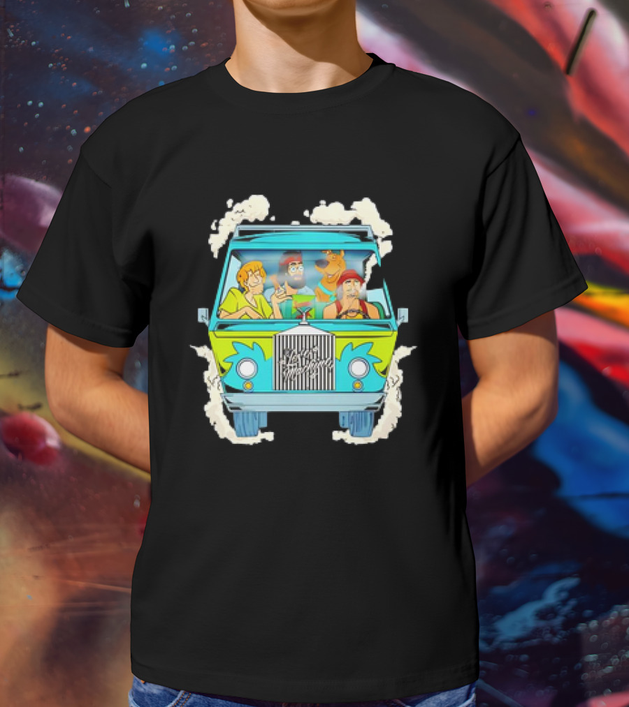 Scooby DOOBIE Doo Mystery Machine Vintage Smoke Adventure T-Shirt