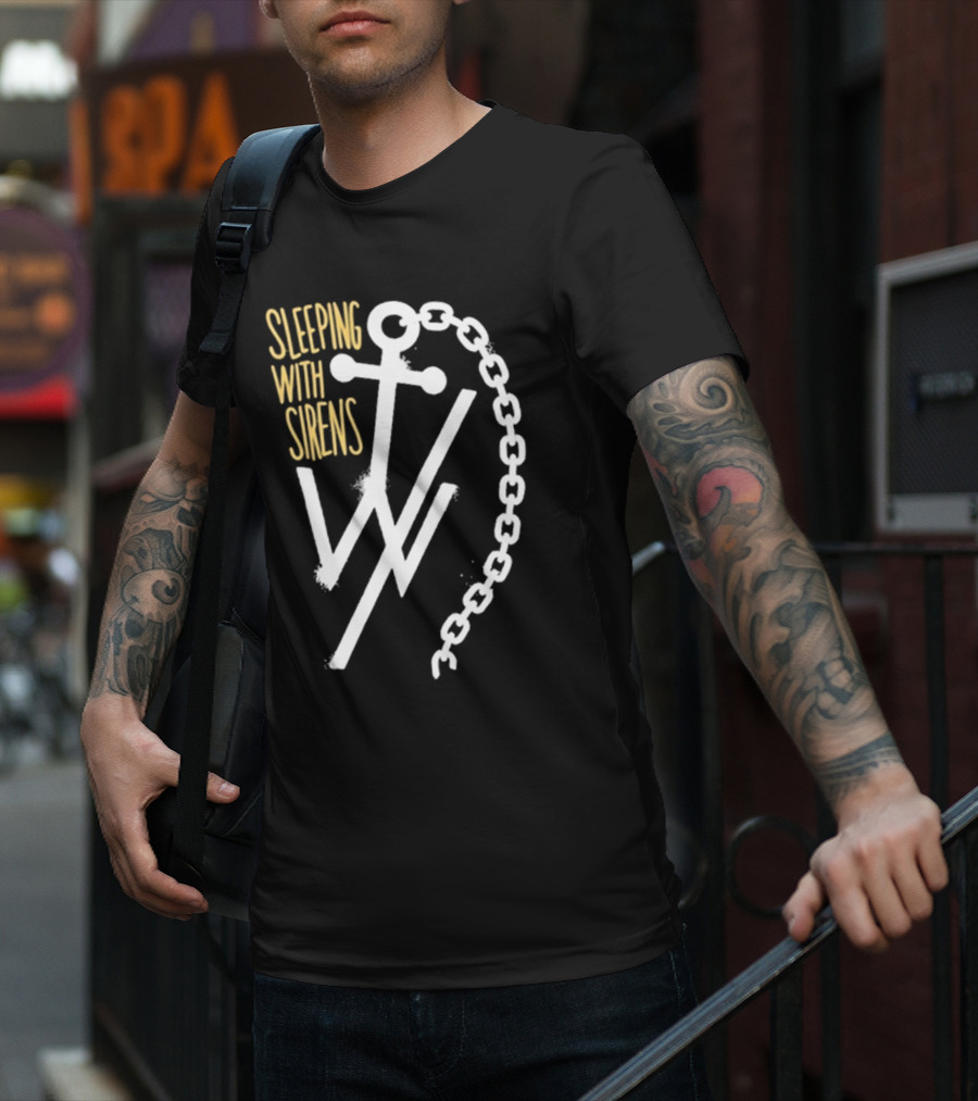 Sleeping With Sirens Anchor Chain Apparel T-Shirt