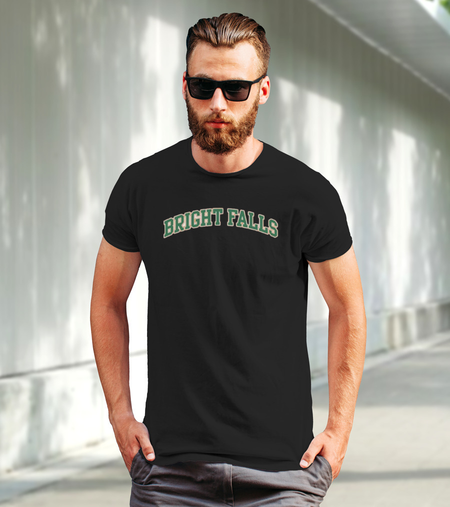 Alan Wake Bright Falls Green Lettering T-Shirt