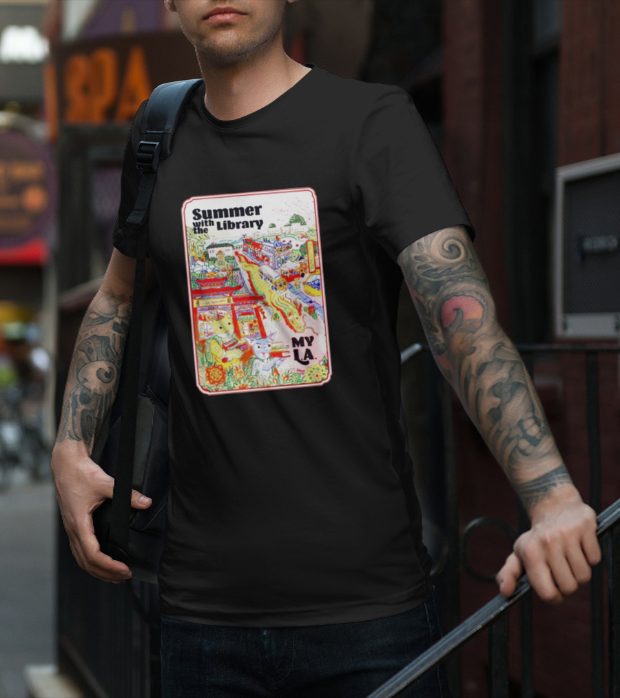 Summer With The Library My LA T-Shirt