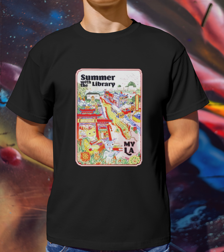 Summer With The Library My LA T-Shirt