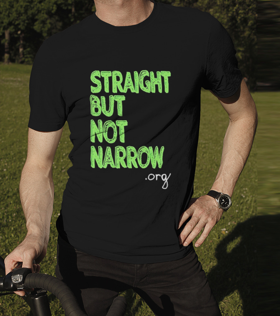 Josh Hutcherson Straight But Not Narrow Support .Org T-Shirt