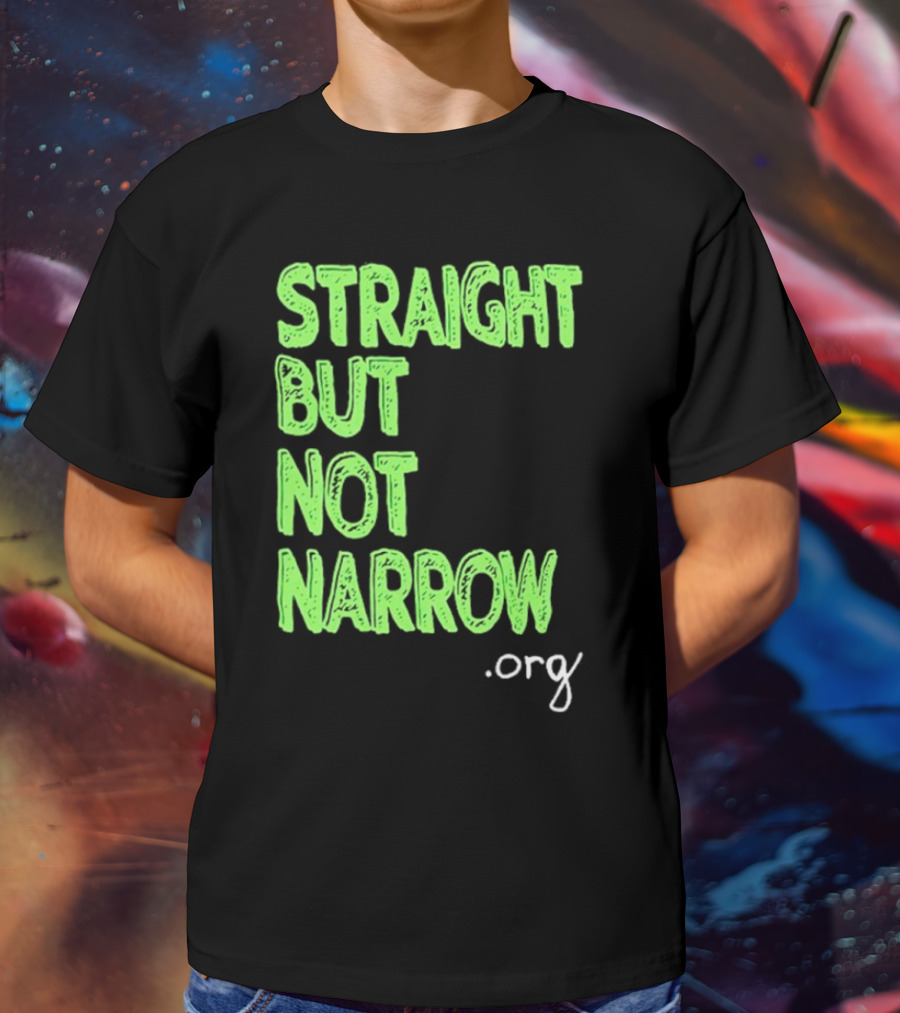 Josh Hutcherson Straight But Not Narrow Support .Org T-Shirt