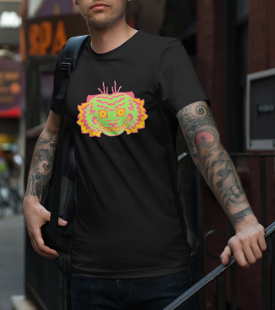 Papajoolia Tigers Neon Doodle T-Shirt