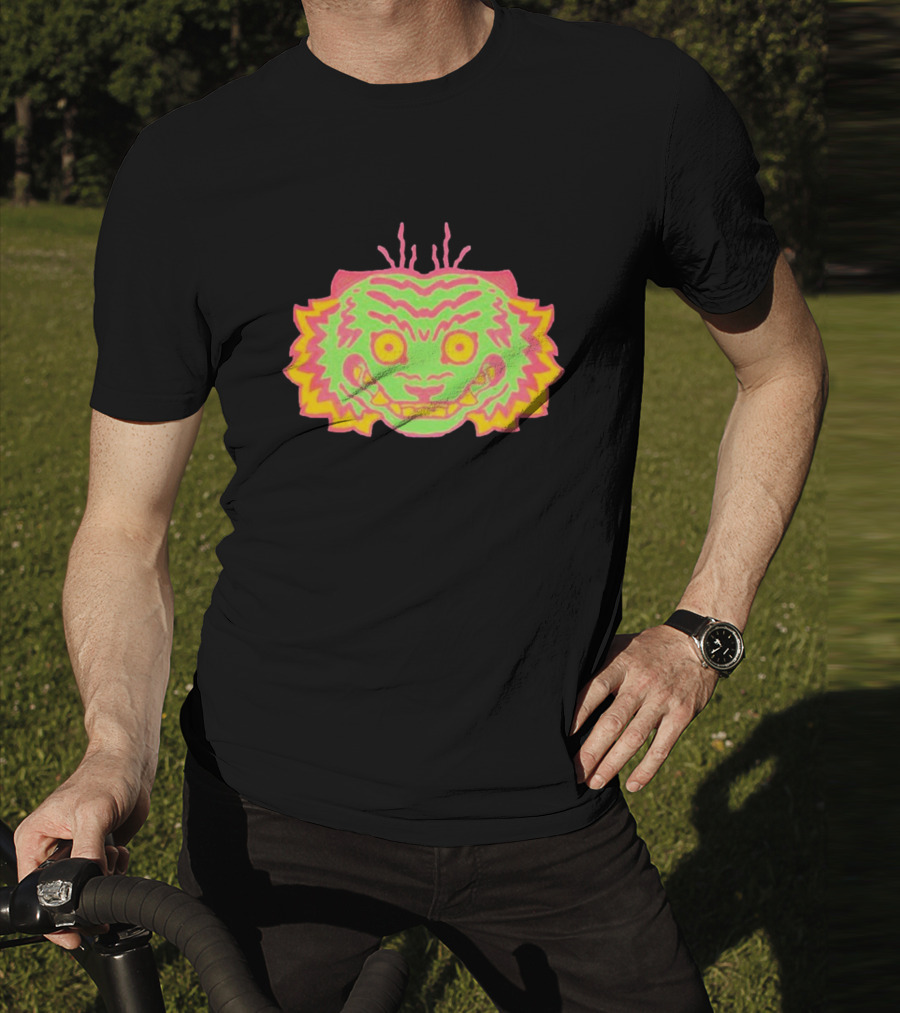 Papajoolia Tigers Neon Doodle T-Shirt