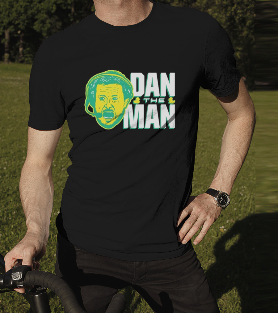 Oregon Fans Dan The Man Ducks Headset T-Shirt