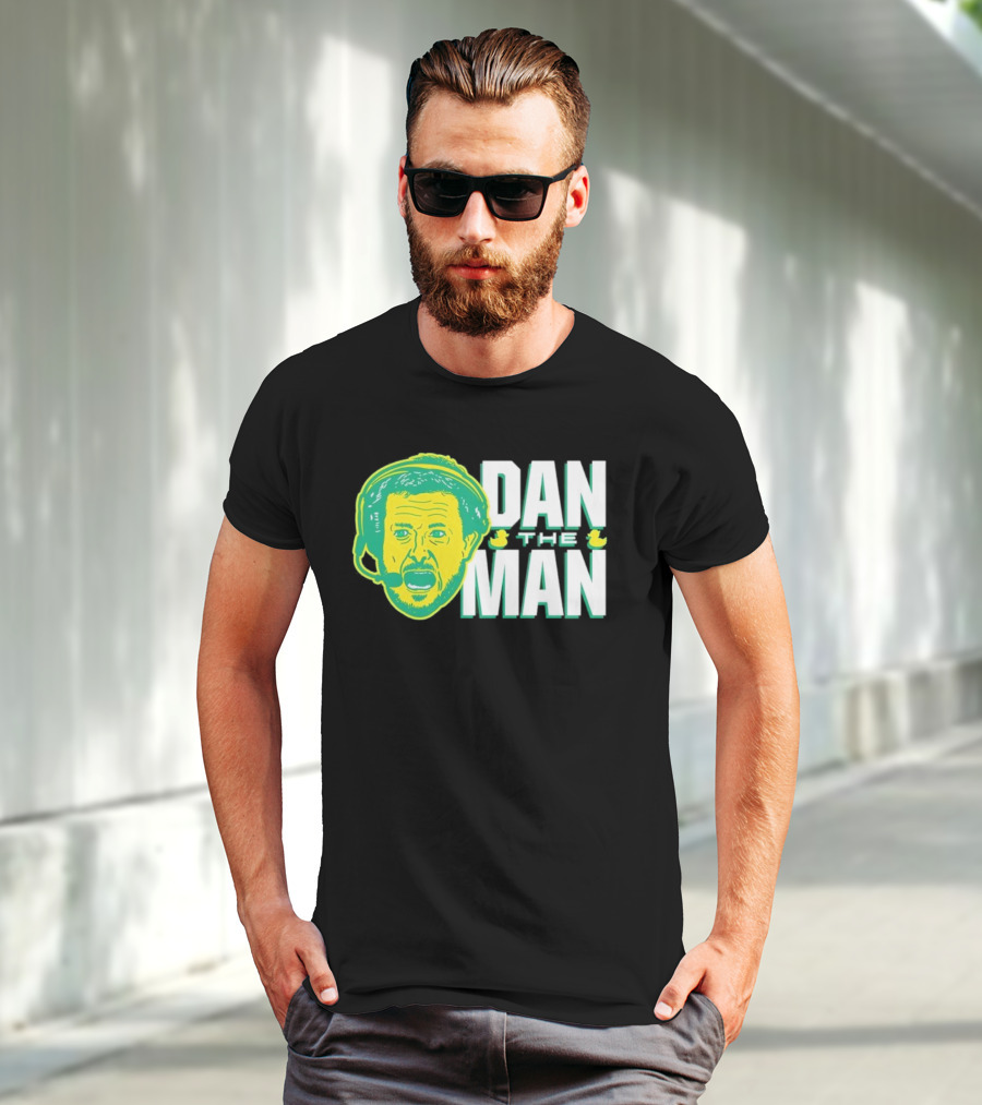 Oregon Fans Dan The Man Ducks Headset T-Shirt