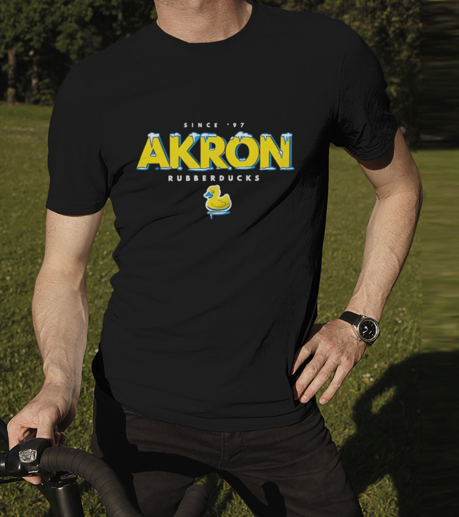 Akron RubberDucks Since '97 Ducky Snowstorm T-Shirt