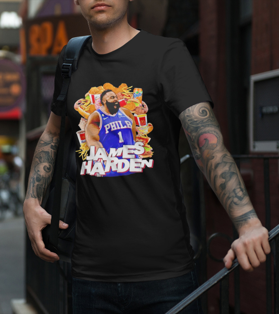 James Harden Philly Fast Food McDonald's Fanta T-Shirt