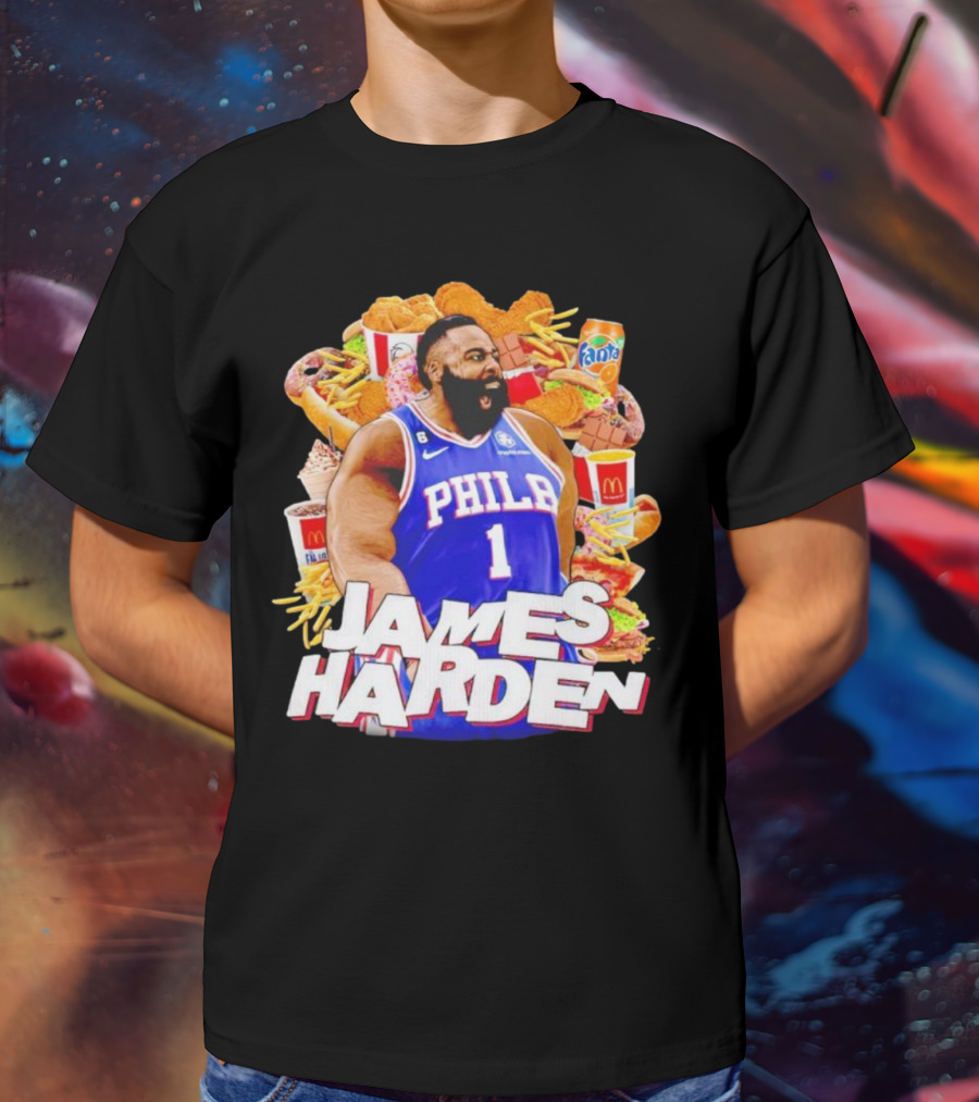 James Harden Philly Fast Food McDonald's Fanta T-Shirt