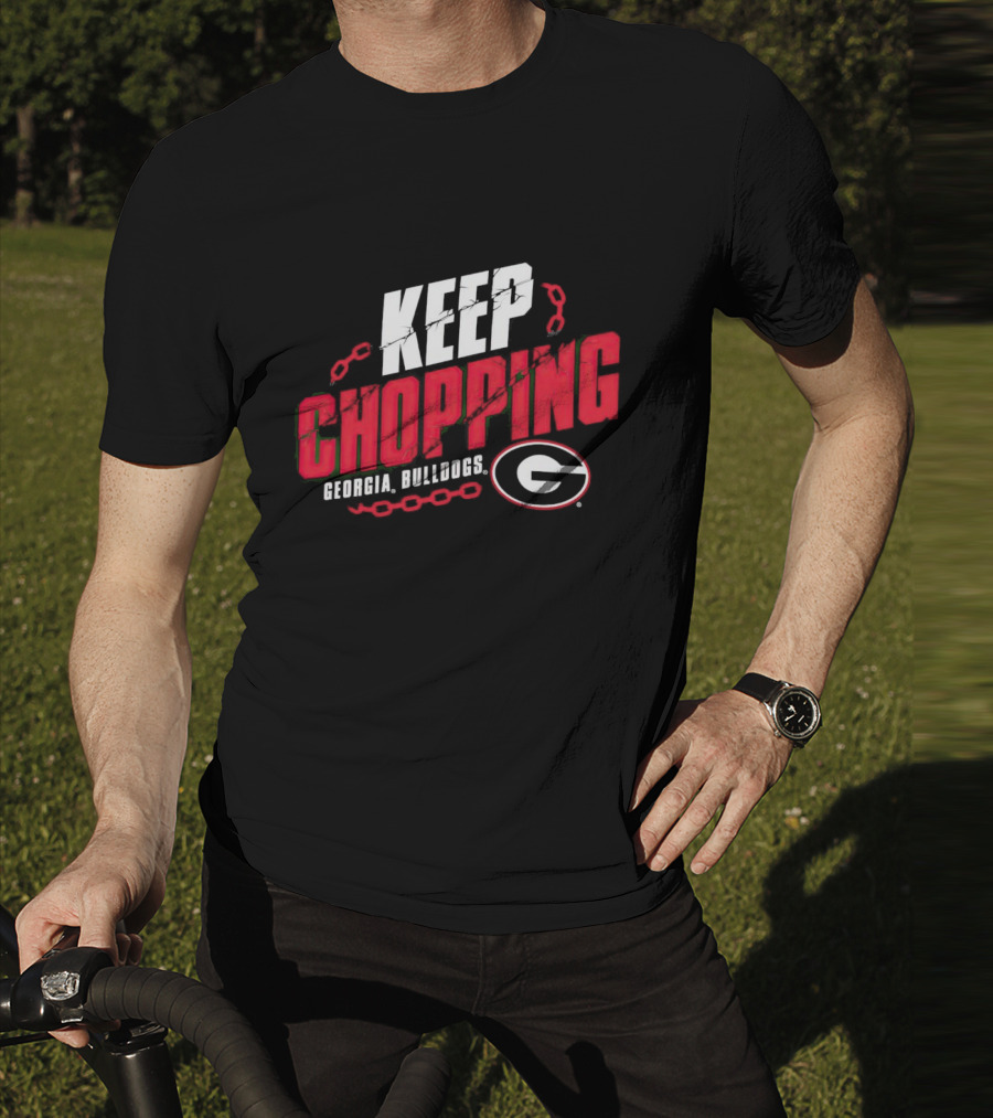 Keep Chopping Georgia Bulldogs G Logo Chain T-Shirt