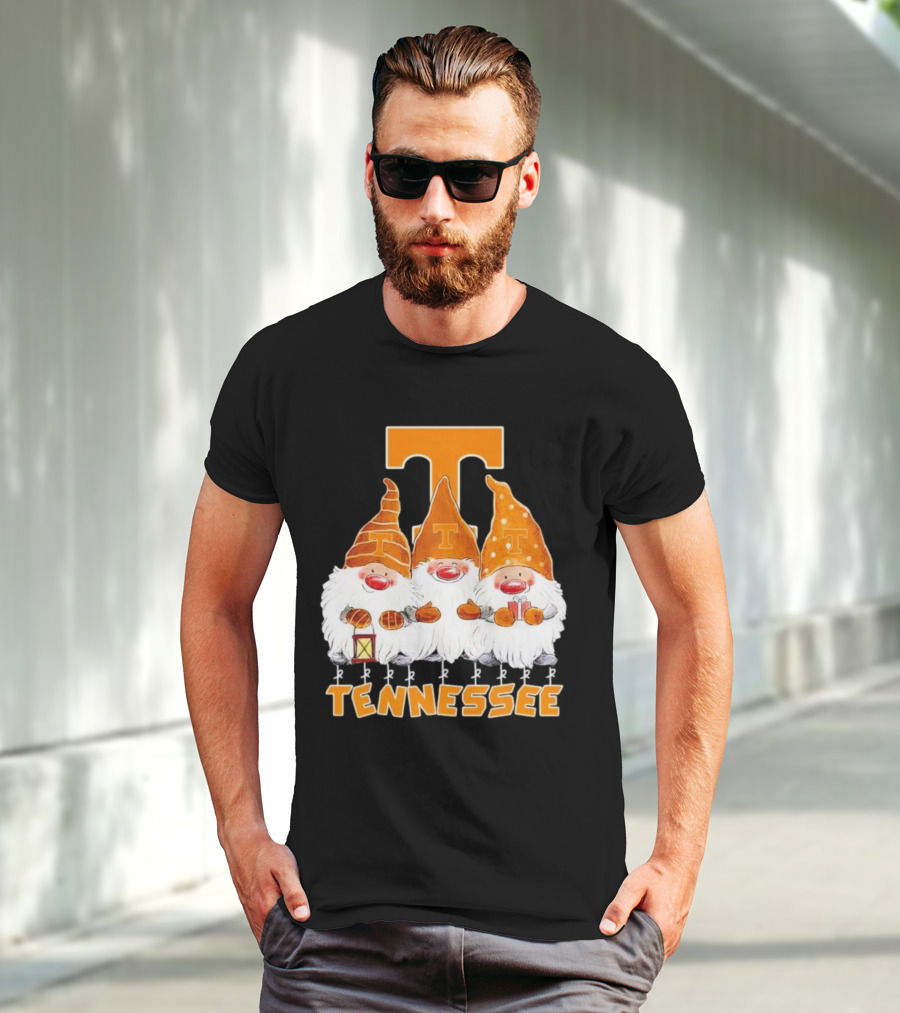 Tennessee Volunteers Christmas Gnomies With Orange T T-Shirt