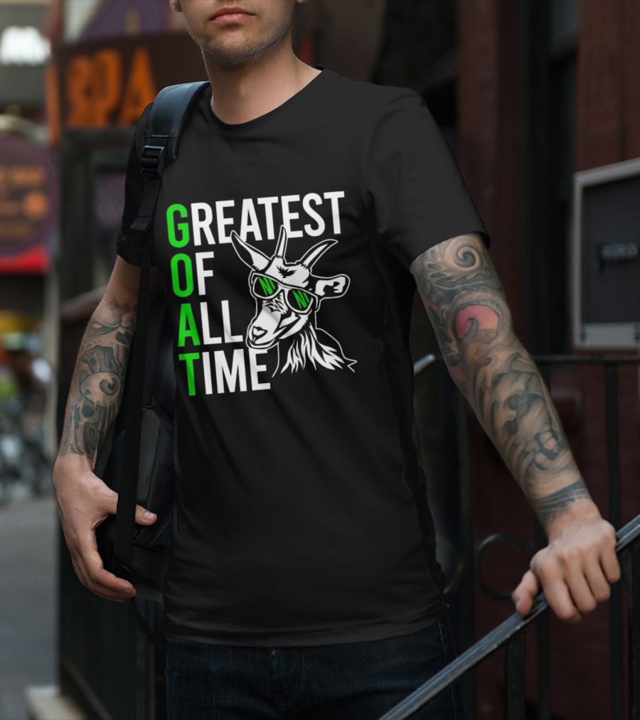GOAT Greatest Of All Time Cool Sunglasses Goat T-Shirt