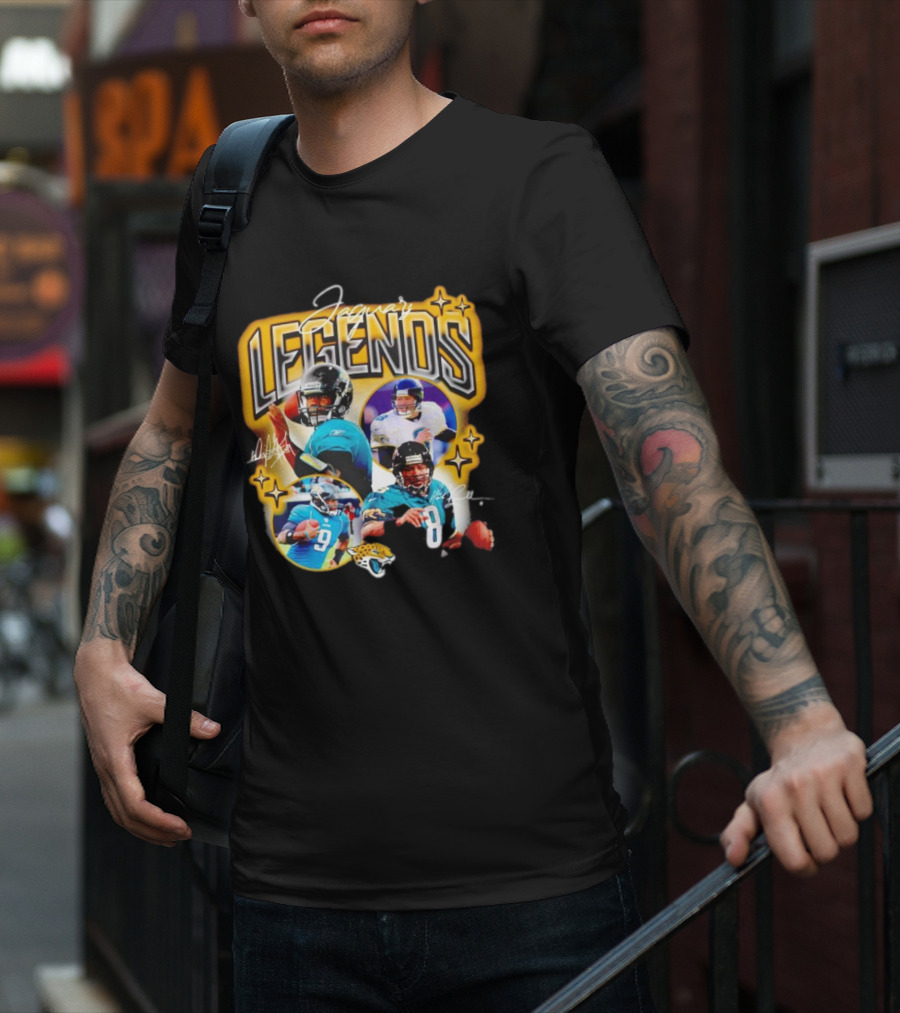 Jaguars Legends Signatures Legendary Football Heroes T-Shirt