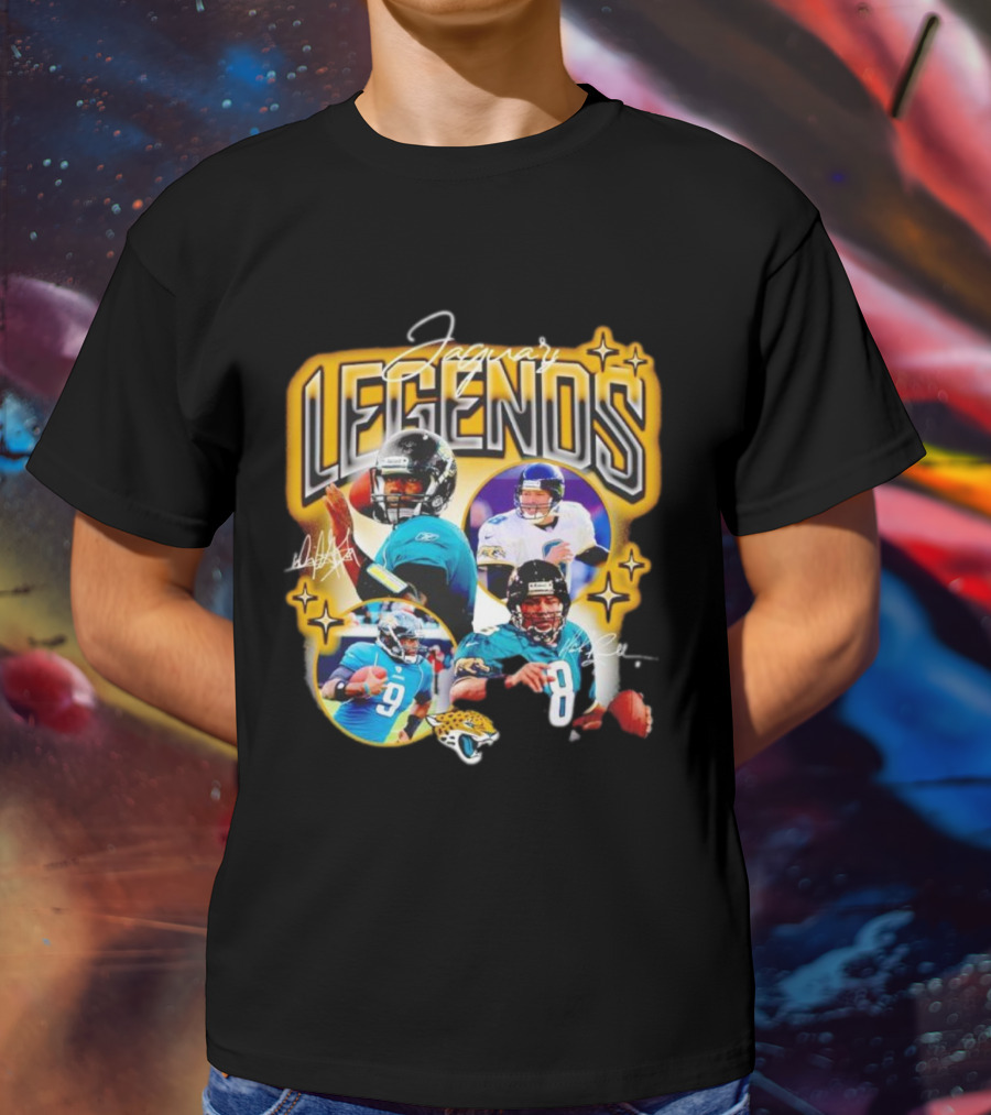 Jaguars Legends Signatures Legendary Football Heroes T-Shirt
