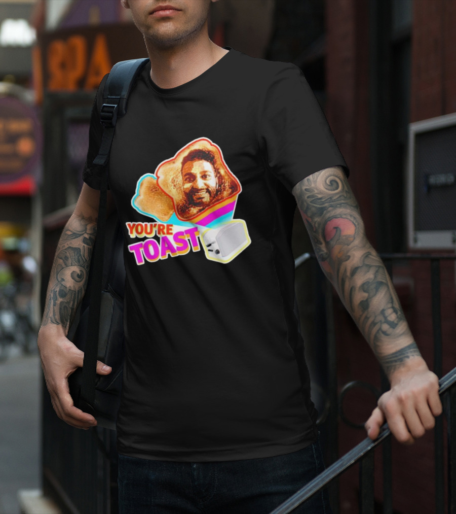 You're Toast Jonny Fairplay Toaster Face Image T-Shirt