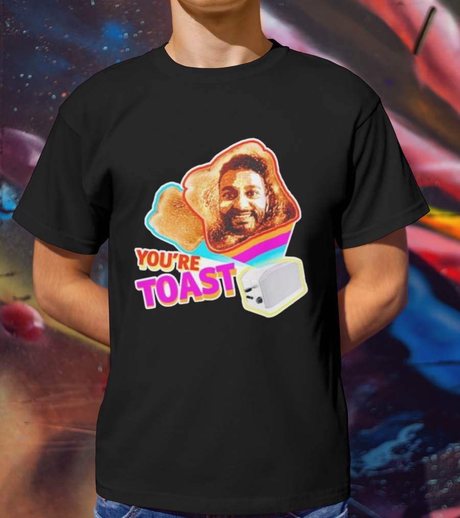 You're Toast Jonny Fairplay Toaster Face Image T-Shirt
