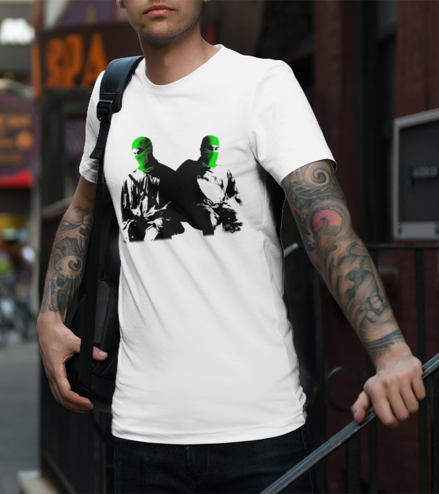 Mansionz Mask Green Neon Duo T-Shirt