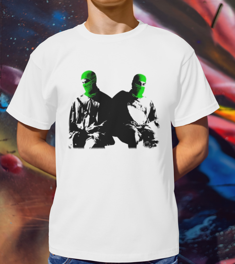 Mansionz Mask Green Neon Duo T-Shirt