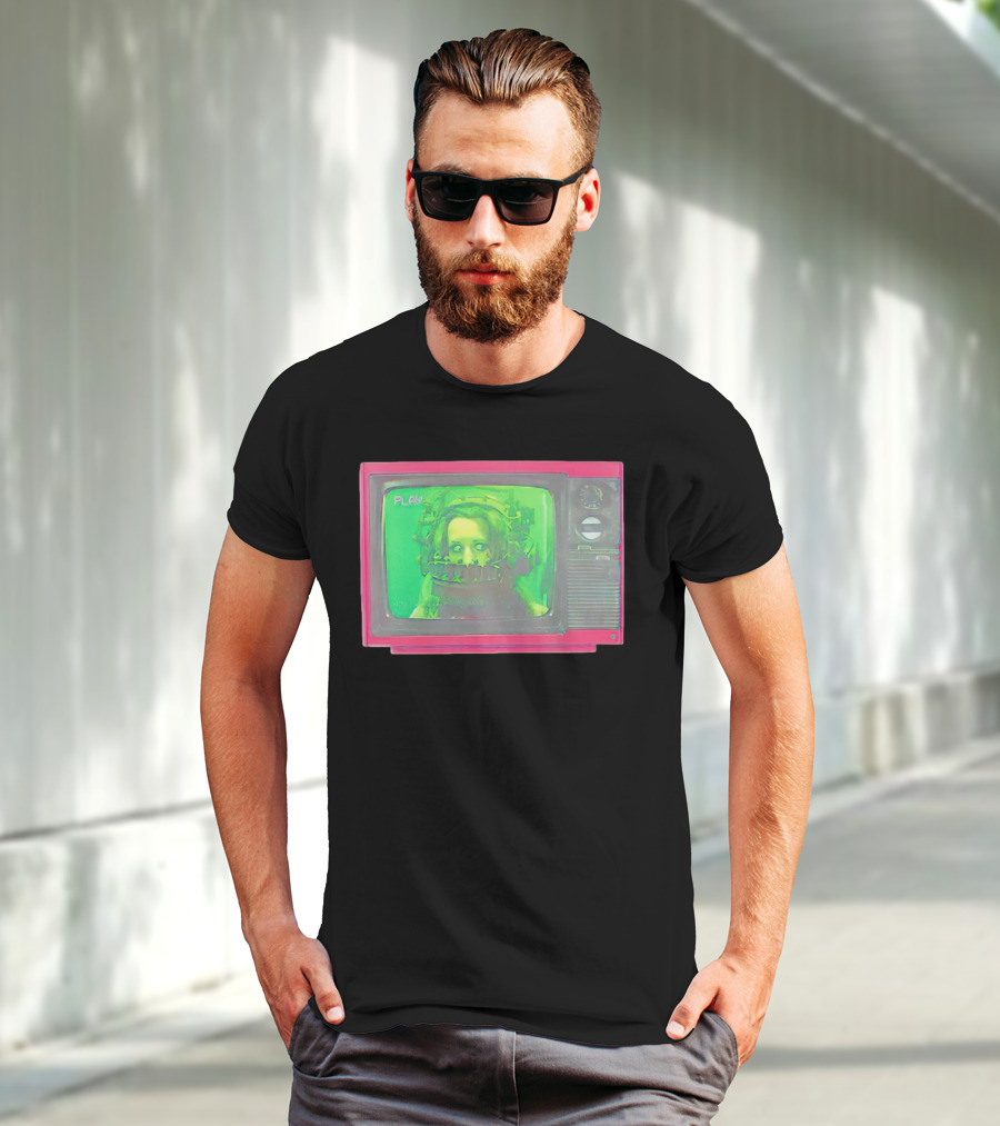 Play Saw Bear Trap Retro TV Horror T-Shirt