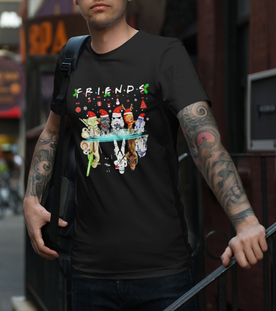 Friends Star War Character Christmas T-Shirt