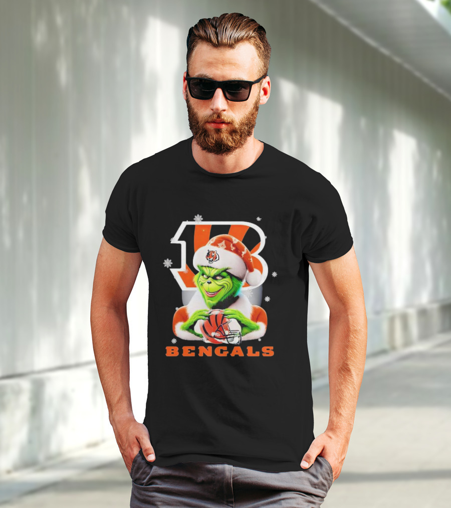 Grinch Cincinnati Bengals Christmas T-Shirt